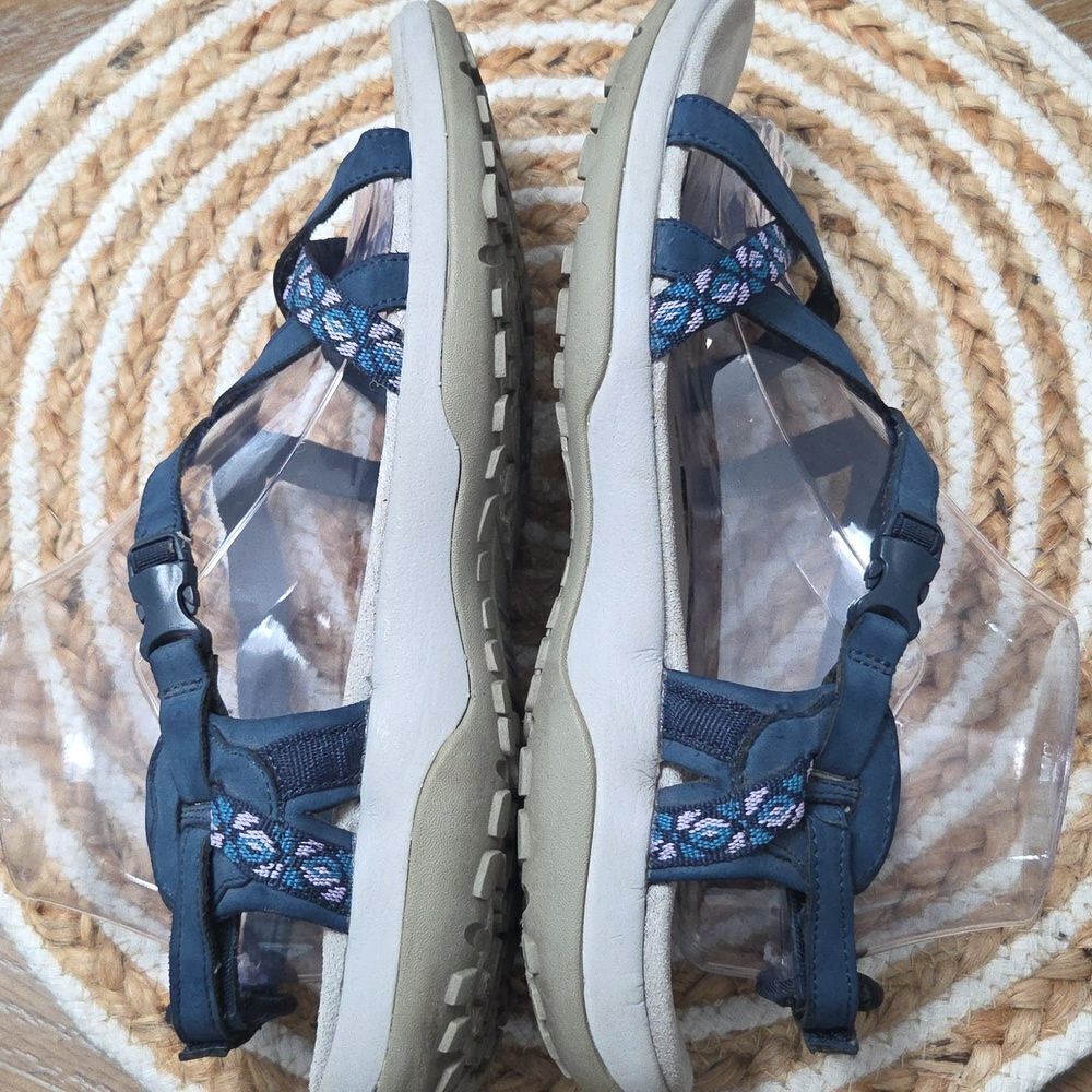 Skechers Reggae Slim Vacay Navy Blue Women's Sandals, Size 11 - Picture 8 of 12